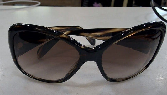 Oliver Peoples Brown Gradient Oversize Sunglasses