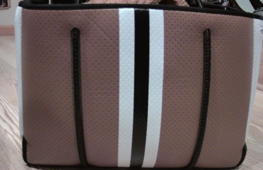 Haute Shore Brown Greyson Neoprene Tote with Wristlet Pouch