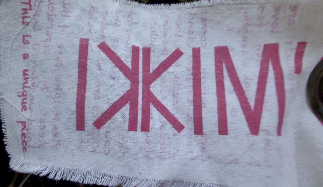 IKKIM’O Multi-color Reversible Leopard Print & Canvas Tote