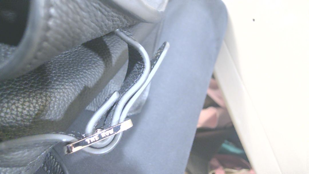 The Row Black Margaux Leather Top Handle Crossbody Bag