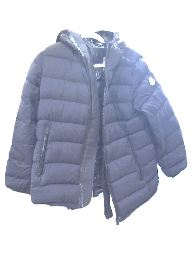 Moncler Black Down Hooded Jacket, M/L