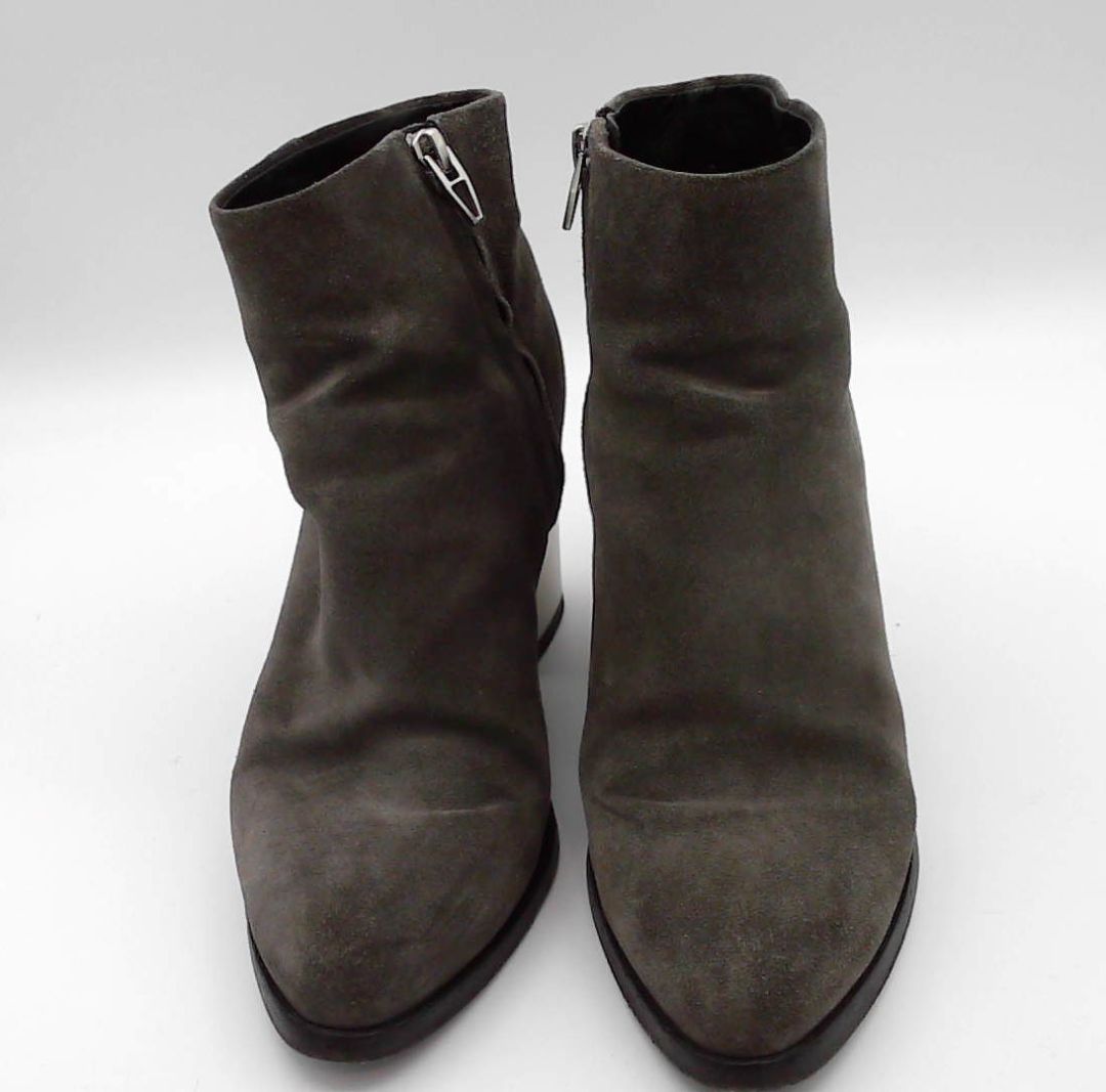 Alexander Wang Gray Steel Heel Cutout Detail Boots, 36