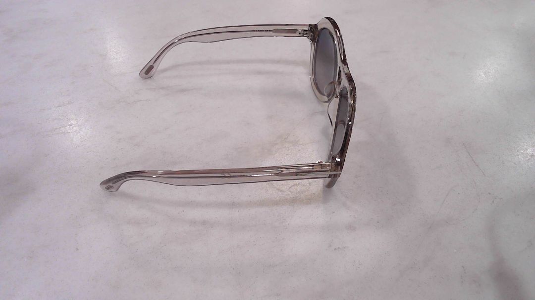 Tom Ford Clear Isla Chunky Aviator Sunglasses