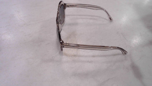 Tom Ford Clear Isla Chunky Aviator Sunglasses