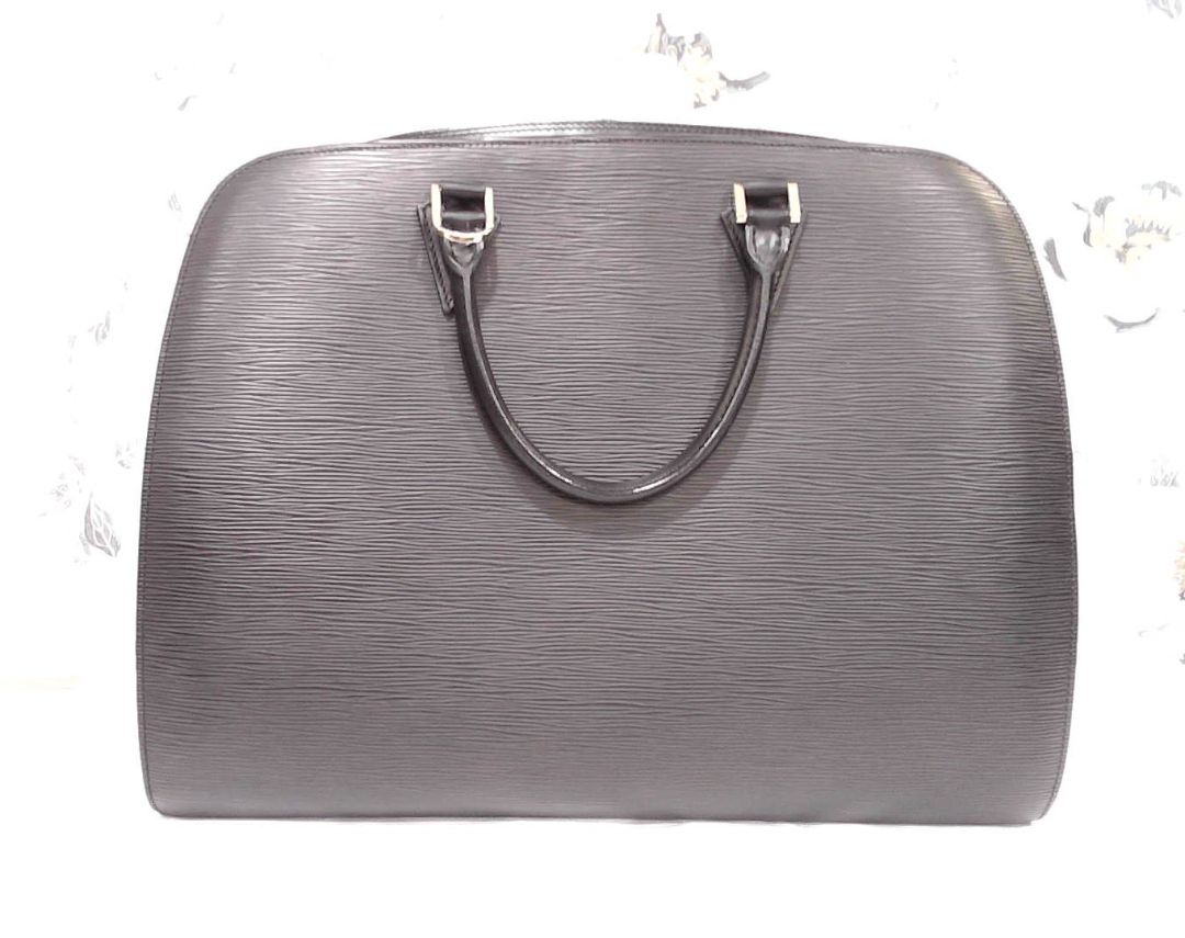 Louis Vuitton Black Epi Leather Sorbonne Briefcase Bag