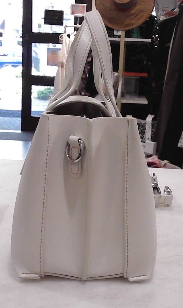 AALLYN Ivory Stella Leather Mini Satchel Bag