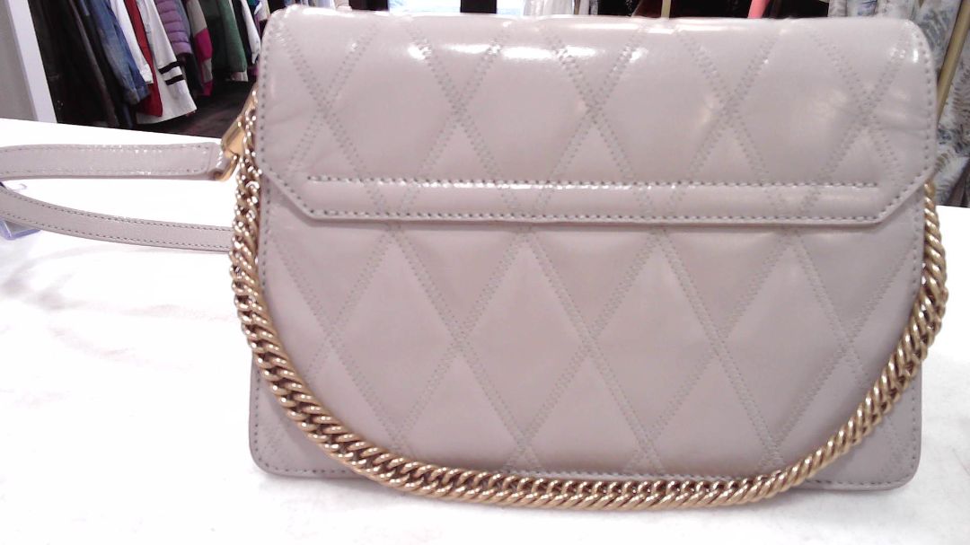 Givenchy Light Taupe GV3 Quilted Leather Bag