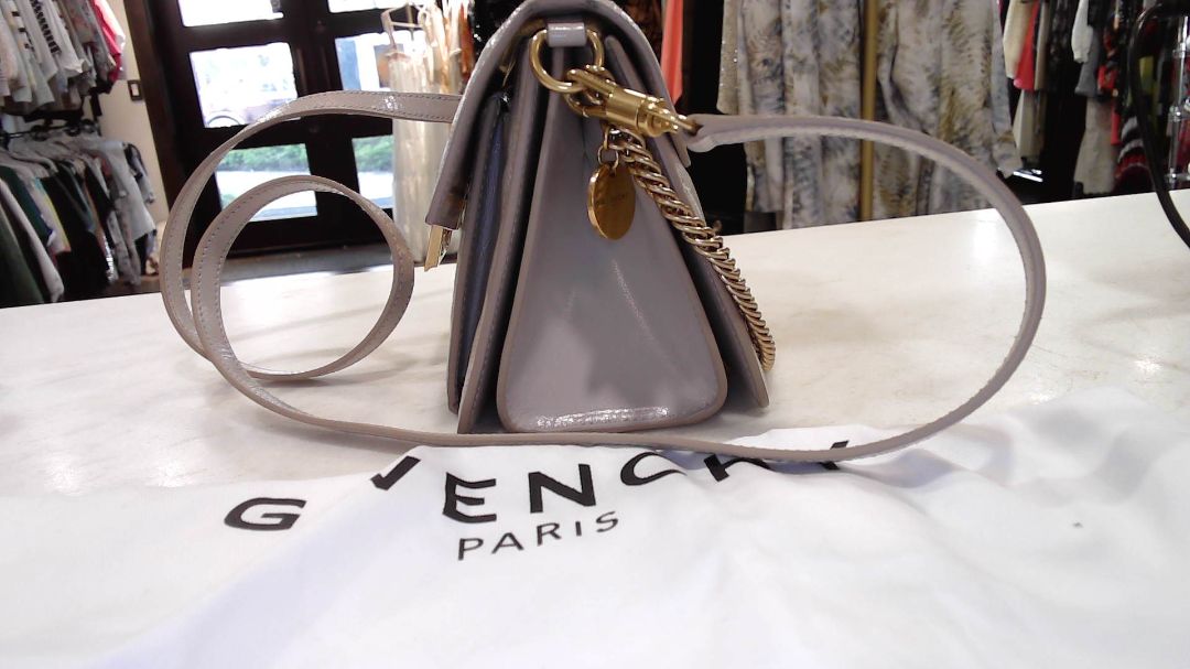 Givenchy Light Taupe GV3 Quilted Leather Bag