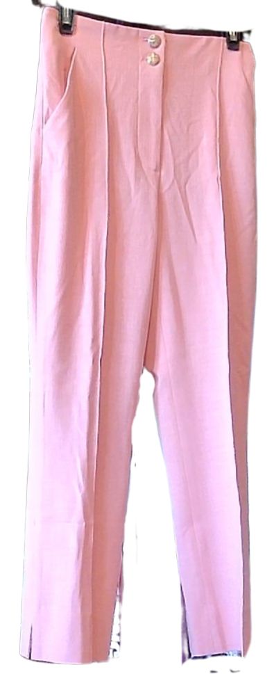 Veronica Beard Pink Kean Pleated Pants, 4