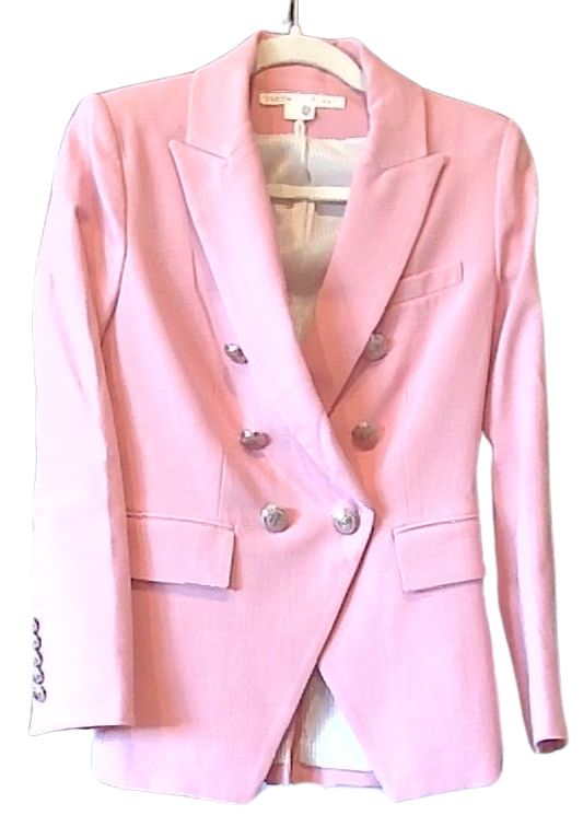 Veronica Beard Pink Miller Dickey Blazer, 4